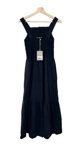 Everlane  The Smock Midi Dress in Black S NWT