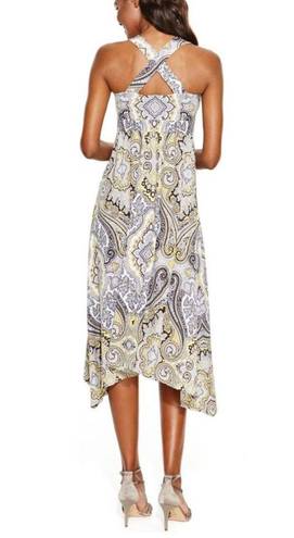 INC  Petite Paisley Handkerchief-Hem Dress, Created for Macy's