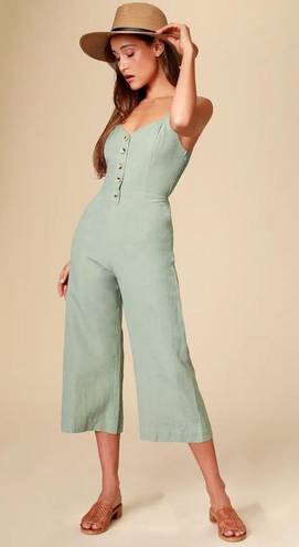 One Piece GYPSIES MOONDUST  jumper Halter top Sage Green Size 7 Juniors