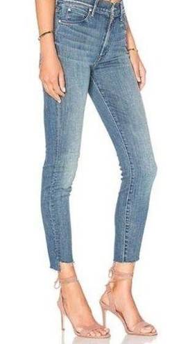 MOTHER Stunner Zip‎ Ankle Step Fray Good Girls Do Blue Jeans ( 25 )