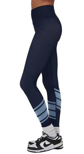 Spiritual Gangster LoveSculpt Jacquard Legging - Midnight Sky/Bluebird Day - M/L