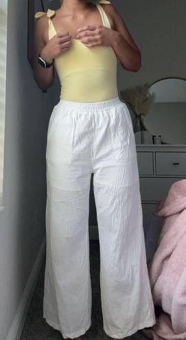 Amazon White Linen Pants