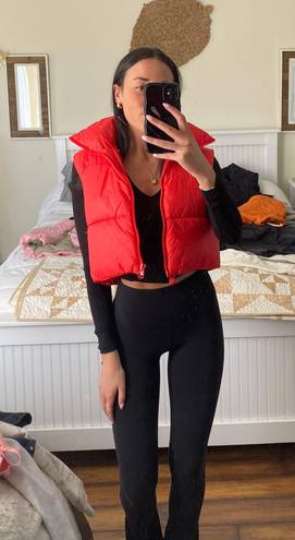 Red Puffer Vest