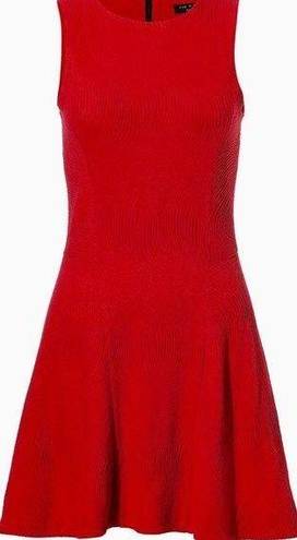 Rag and Bone  Red Textured Geneva Dress - Excellent Condition