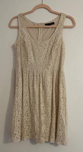 Heart soul Off White Lace Dress