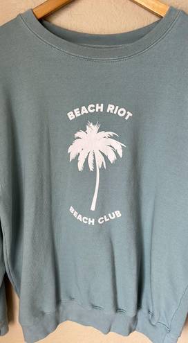 Beach Riot Beach Club Blue sweatshirt