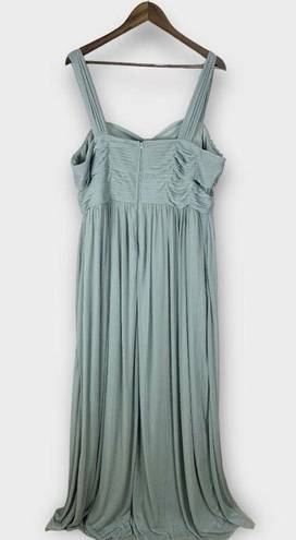 Birdy Grey Elyse Bridesmaid Dress Sage Green Mesh Size 1X