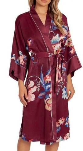 In Bloom  lenox floral satin robe XS/S