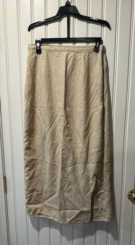 Linen Skirt Size M