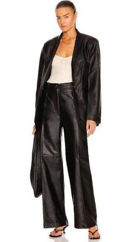 L.A.M.B. Loulou Studio Noro Leather Pants in Black Small New Womens Trousers