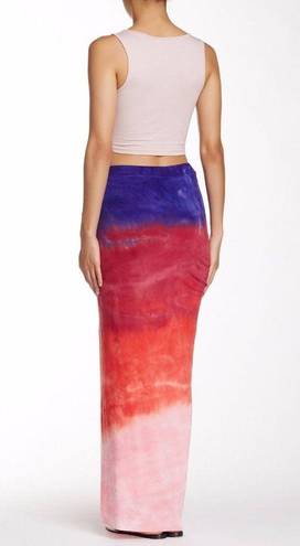 Young Fabulous and Broke NWT  Kit in Purple Rainbow Asymmetrical Wrap Maxi Skirt XS