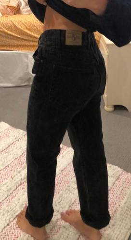 Thrifted Dad Jeans Black Size 4