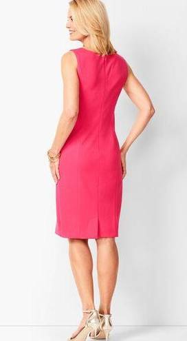 Talbots  Women's Size 12 Pink Sleeveless Sheath Knee Length Dress