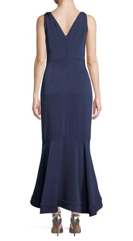 Shoshanna  "Ibiza" high-low midnight blue gown/Dress