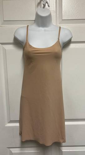 Commando Nude Stretch Cami Mini Slip Shape Wear Dress