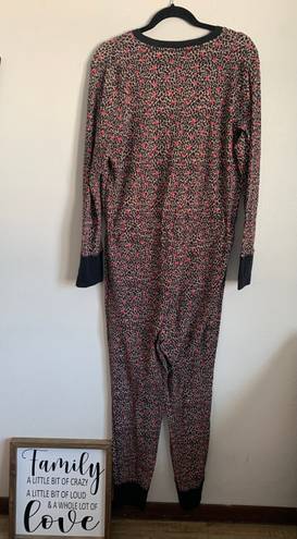 Victoria's Secret Victoria’s Secret Leopard / Roses Onesie Large