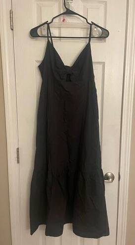 Rails  Maeve Poplin Black Sundress, Peep a Boo front, size Medium, B97, NWT, $87