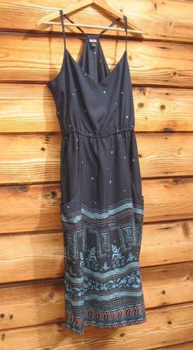 Patagonia NWOT  Blue Halter Midi Dress Pockets