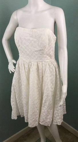 Tracy Reese NWT Women's Plenty by  Strapless Floral Fit & Flare Dress Sz 12