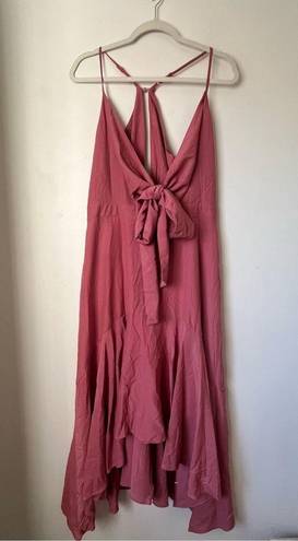 Petal and Pup  Mariana Rose Pink High Low Midi Dress XL