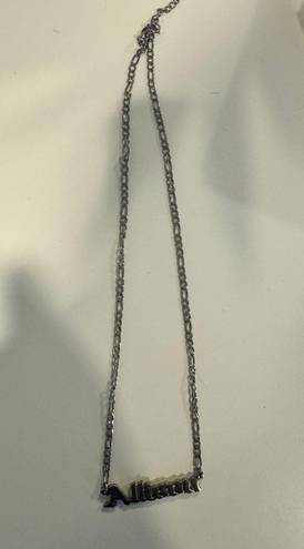 Silver Allison Necklace