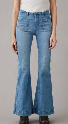 American Eagle Super High Rise Flare Jeans - size 2