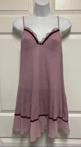 Victoria's Secret Dusty Lilac Chemise Baby Doll Night Gown