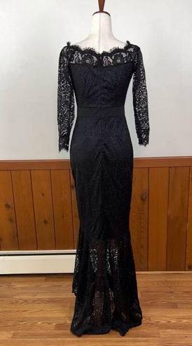 None Gorgeous Boutique Black Lace Gown!