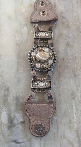 Glitz Leatherock  Leather Bracelet Women's