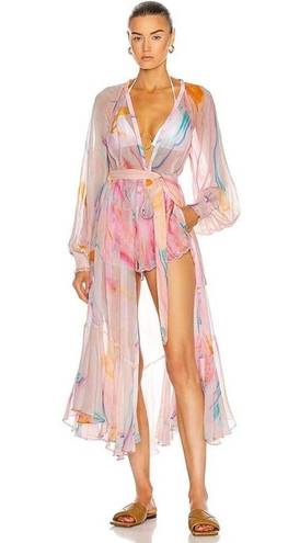 Rococo  Sand Davina Robe Dress - Pink Multi - XS