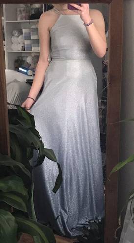 Trixxi Blue Silver Dress