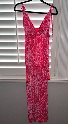 Maaji  Coral Beach Maxi Dress Coverup Size Small