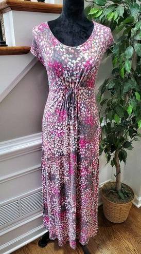 Carole Hochman  Women's Sleepwear Rayon Round Neck Sleeveless Long Maxi Dress S