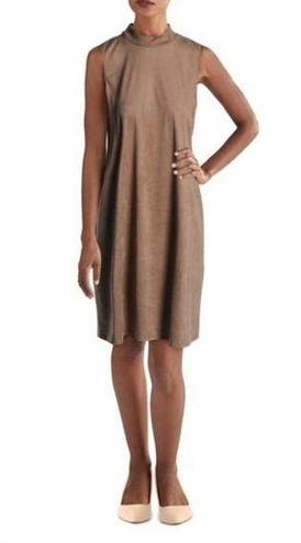 Tiana B  Dress Mock Neck Suede Dress Size Medium