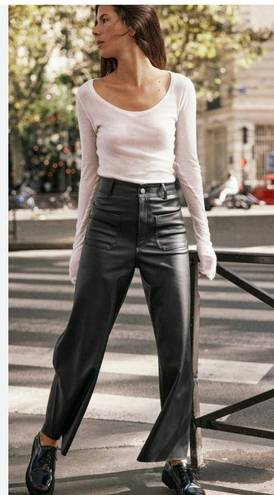 ZARA Faux Leather Pants