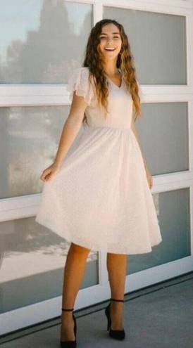 Krass&co Ivy City . Cream Tulle Party Dress Sz.L NWT