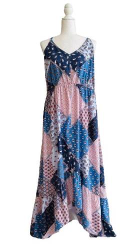 Isabel Maternity  Dress by Ingred & Isabel Paisley Patchwork Midi Maxi Size XXL