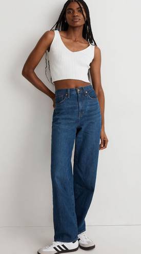 Madewell Baggy Straight Jeans in Dark Wash Size 29