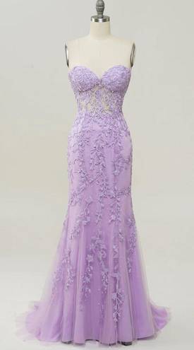 Light Purple Prom Dress Size 2