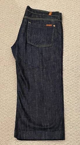 7 For All Mankind 7FAM -Crop Dojo MillerDk wash- Size 32