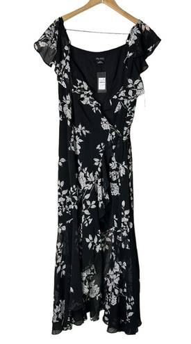 City Chic NEW  Maxi Wrap Dress Night Garden Floral Women’s Size 14