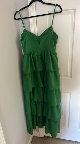 Pretty Little Thing Green Formal Dress