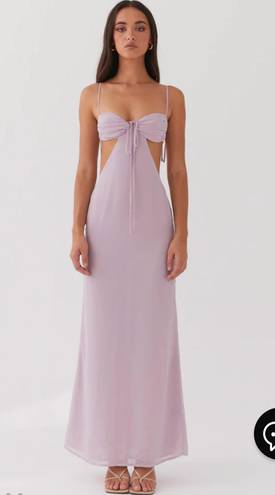 Peppermayo Tyra Ruched Maxi Dress NWT