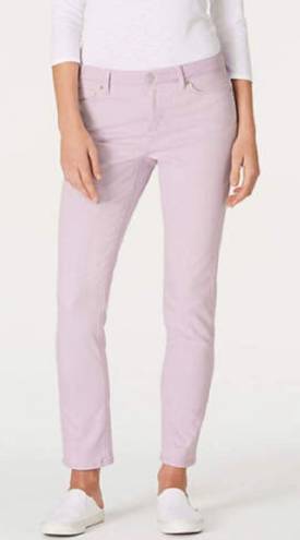 J.Jill Authentic Fit Slim Ankle Lavender Jeans