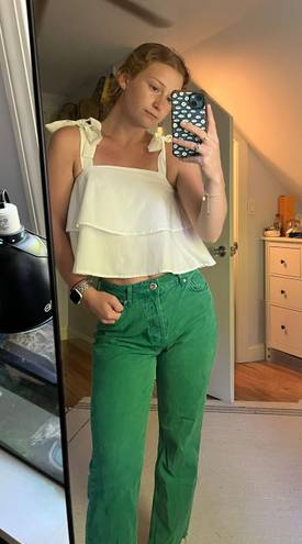 ZARA Green  Jeans