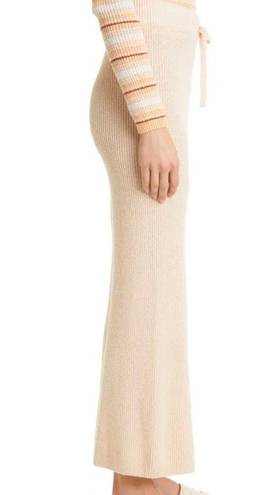 ALC Frank A.L.C. Martell High Waist Crop Flare Leg Pants in Desert Rose Size Medium NWT