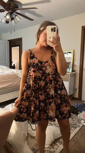 American Eagle Tiered Floral Tank Dress