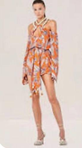 Alexis  Kellyn Mini Dress in Maldives Orange