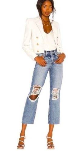 L'Agence NWT  Adele High-Rise Cropped Stove Pipe Jeans in‎ Fallbrook