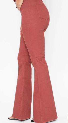 Ymi  Jeans Chloe Flare High-Rise Pull-on Stretch Rust Women's Medium